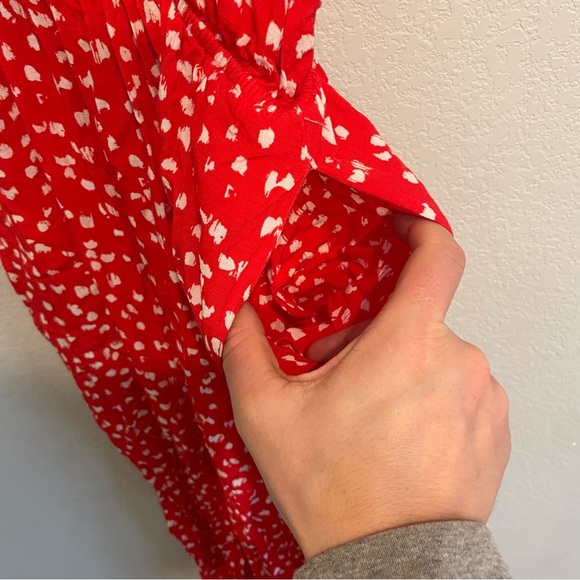 Maaji Red and White Floral Jumpsuit Women’s Size Small - Picture 6 of 14